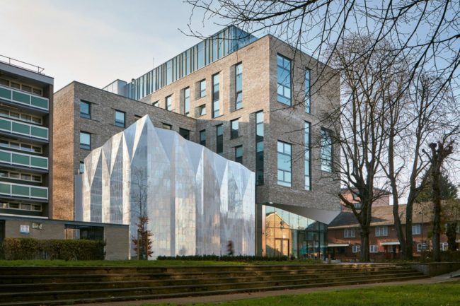 Student accommodation designed by Jestico Whiles, shot by Matt Clayton