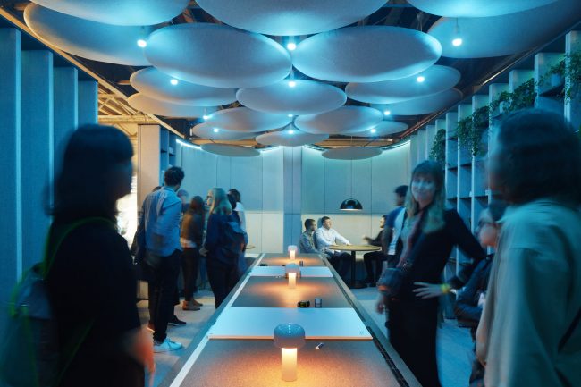 architectural shoot of Squire & Partners installation for designjunction