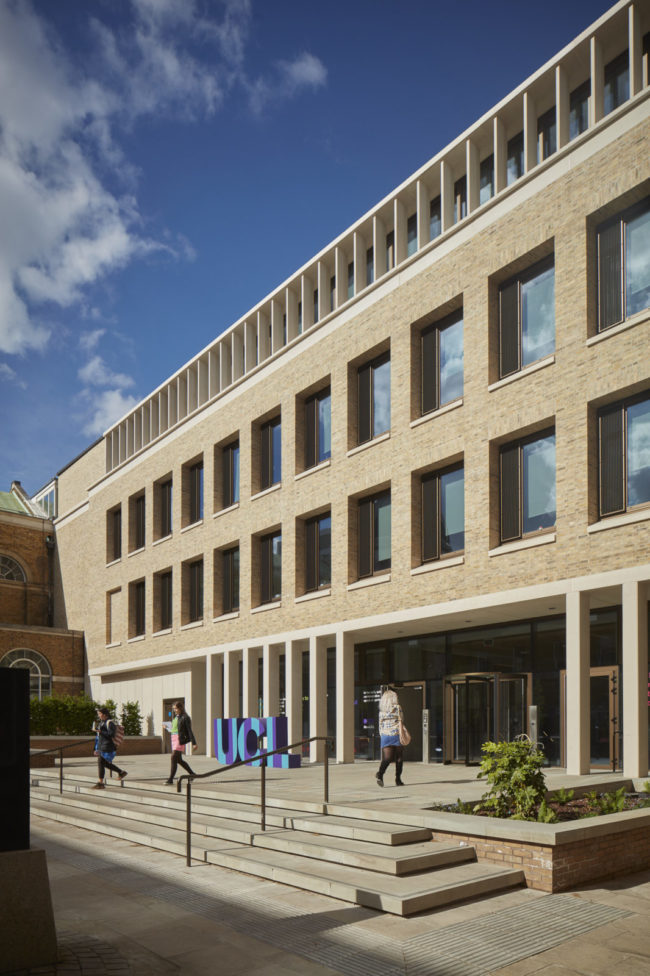 architectural photography exterior ucl student centre