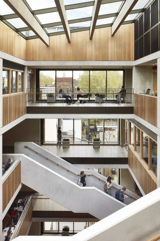 architectural photography interior ucl student centre