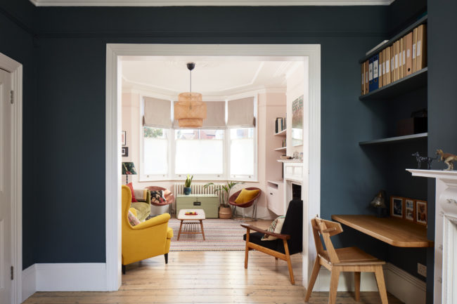 Interior photography or london home sitting room