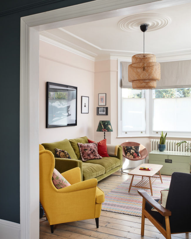 Interior photography or london home sitting room