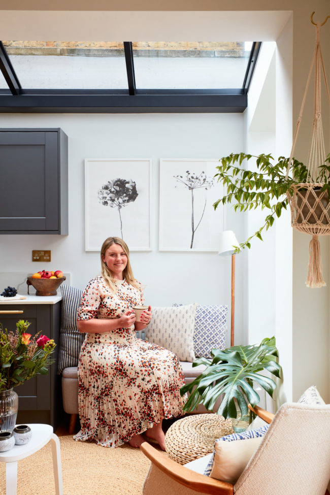 Portrait of Louise, interior designer from interior shoot