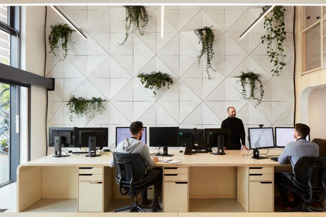 interior photography of modern office space