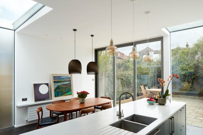 Dining area - Interior Photography by Matt Clayton of Cox architecture project south london
