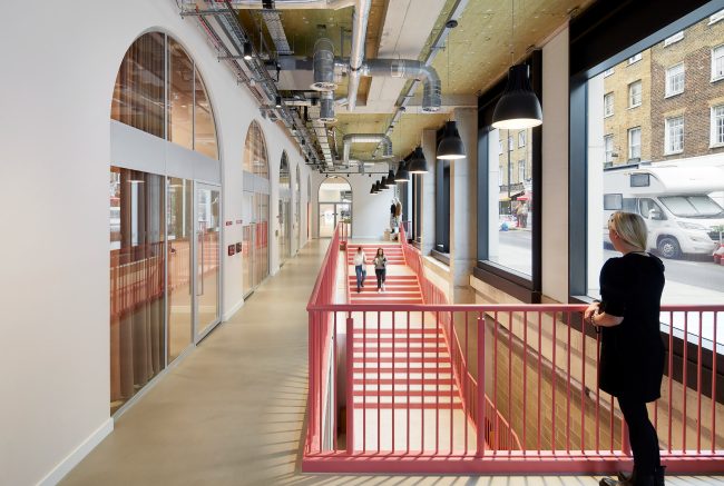 This was a great commercial interiors shoot for @wearespacelab of their office design from #Tedbaker