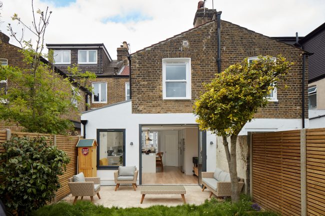 Architectural interior shoot for @atelierkhan of their recent residential extension in Walthamstow featuring a whole new layout and fab kitchen extension