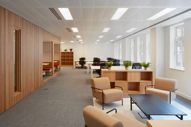 This was a commercial interiors shoot for FT architects of thier new office refurbishment in central London