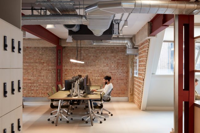 Commercial interiors shoot for _pacelab of recently refurbished office space in Covent Garden, Central London