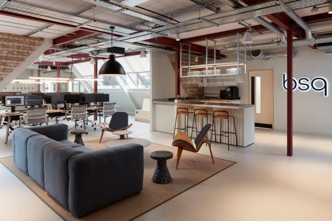 Commercial interiors shoot for _pacelab of recently refurbished office space in Covent Garden, Central London