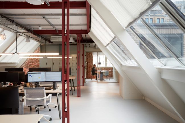 Commercial interiors shoot for _pacelab of recently refurbished office space in Covent Garden, Central London