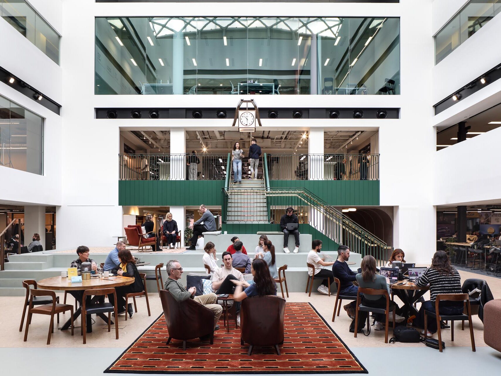 Office redesign by Space Lab of Berners Street, their recent project in Bloomsbury, London.