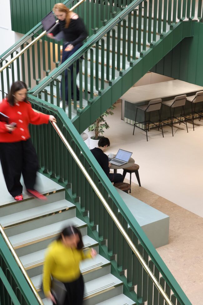 Office redesign by Space Lab of Berners Street, their recent project in Bloomsbury, London.