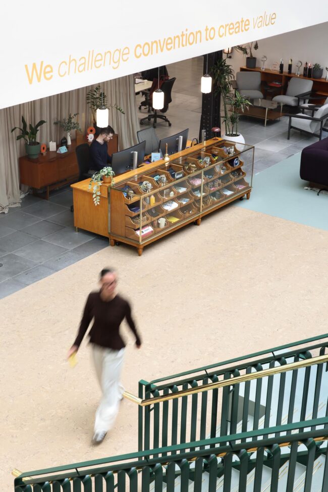 Office redesign by Space Lab of Berners Street, their recent project in Bloomsbury, London.