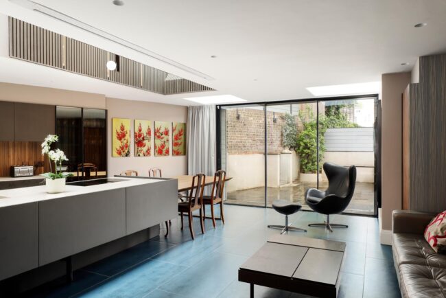 home extension and refurbishment shoot for Green Tea Architects of Loampit Hill, their recent project in Lewisham.